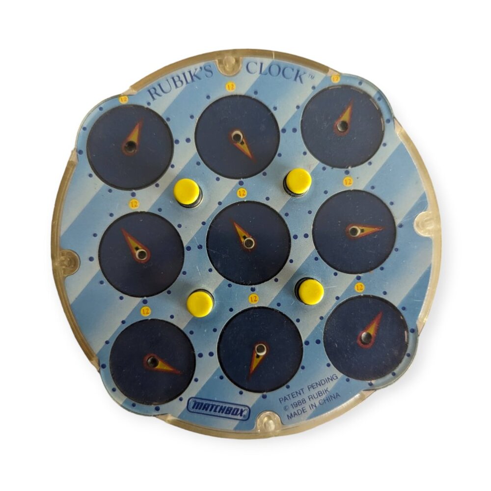 Vintage Rubik's Clock Puzzle